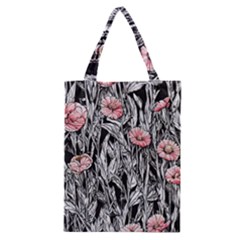 Luxurious Watercolor Flowers Classic Tote Bag