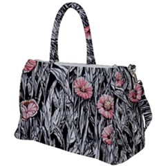 Luxurious Watercolor Flowers Duffel Travel Bag