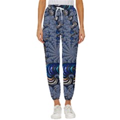 Fractal Background Pattern Texture Abstract Design Pattern Cropped Drawstring Pants