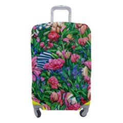 Dazzling Watercolor Flowers Luggage Cover (small) by GardenOfOphir