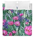 Cherished Watercolor Flowers Duvet Cover Double Side (Queen Size) View2