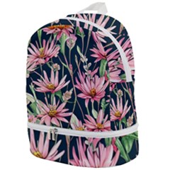 Choice And Creative Watercolor Flowers Zip Bottom Backpack by GardenOfOphir