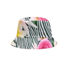 Classy And Chic Watercolor Flowers Bucket Hat (kids) by GardenOfOphir