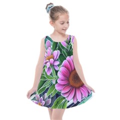 Bouquet Of Sunshine Kids  Summer Dress by GardenOfOphir