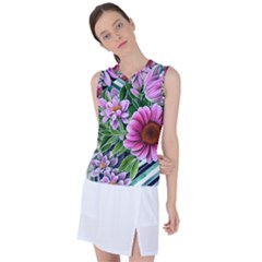 Bouquet Of Sunshine Women s Sleeveless Sports Top