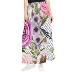 Summertime Blooms Maxi Chiffon Skirt