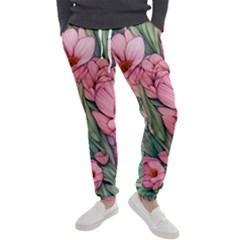 Nature-inspired Flowers Men s Jogger Sweatpants by GardenOfOphir
