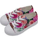 Boho Botanical Flowers Kids  Low Top Canvas Sneakers View2