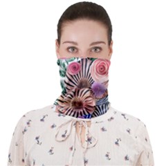 Boho Botanical Flowers Face Covering Bandana (Adult)