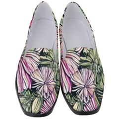 Summer Floral Women s Classic Loafer Heels by GardenOfOphir