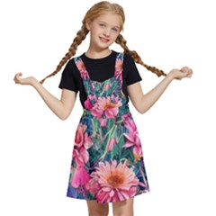 Retro Floral Kids  Apron Dress by GardenOfOphir