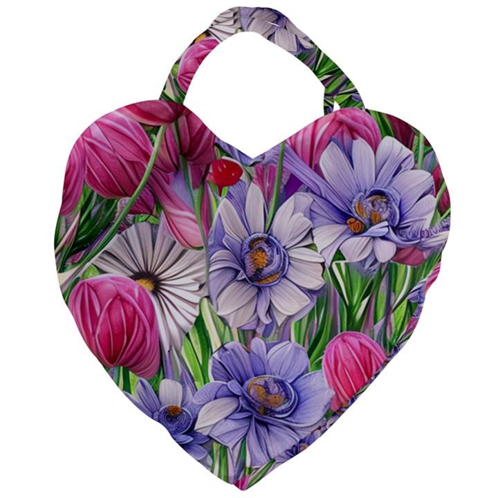 The Perfect Pattern For Your Cottagecore Aesthetics Giant Heart Shaped Tote
