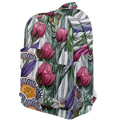 Watercolor Tropical Flowers Classic Backpack by GardenOfOphir