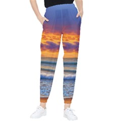 Summer Sunset Over The Ocean Tapered Pants by GardenOfOphir