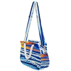 Sandy Beach Dreams Rope Handles Shoulder Strap Bag