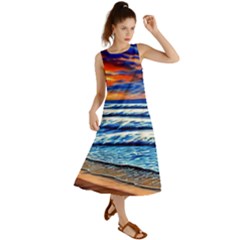 Sandy Beach Dreams Summer Maxi Dress