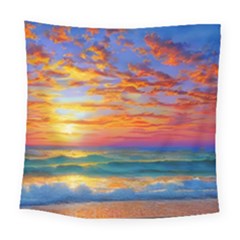 Summer Sunset Square Tapestry (large) by GardenOfOphir