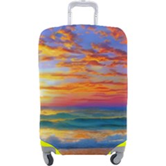 Summer Sunset Luggage Cover (large) by GardenOfOphir