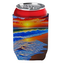 Summer Sunset At The Beach Can Holder