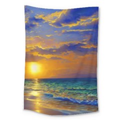 Nature Sunset Large Tapestry by GardenOfOphir