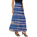 Golden Sunset Over Beach Tiered Ruffle Maxi Skirt View3