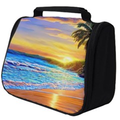 Sunrise At The Beach Full Print Travel Pouch (big) by GardenOfOphir