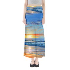 Reflecting On A Perfect Day Full Length Maxi Skirt by GardenOfOphir