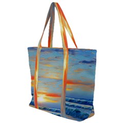 Reflecting On A Perfect Day Zip Up Canvas Bag by GardenOfOphir