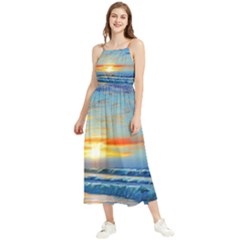 Reflecting On A Perfect Day Boho Sleeveless Summer Dress