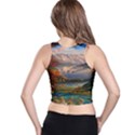 Summer Sunset Racer Back Crop Top View2