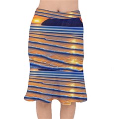 Endless Summer Nights Short Mermaid Skirt by GardenOfOphir