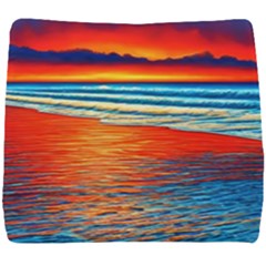 Golden Sunsets And Crisp Air Seat Cushion by GardenOfOphir