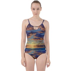 Sunrise Over The Sand Dunes Cut Out Top Tankini Set by GardenOfOphir