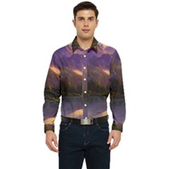 Colored Hues Sunset Men s Long Sleeve  Shirt by GardenOfOphir