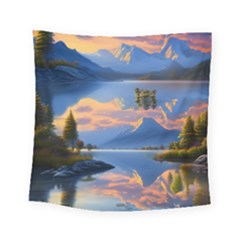 Beautiful Sunset Square Tapestry (small) by GardenOfOphir