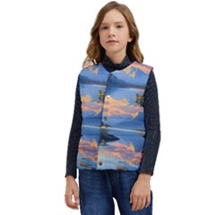Beautiful Sunset Kid s Short Button Up Puffer Vest	 by GardenOfOphir