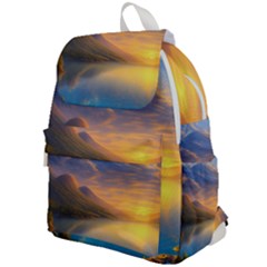Benevolent Sunset Top Flap Backpack by GardenOfOphir