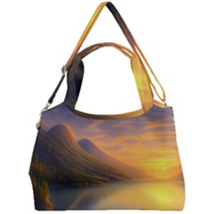 Benevolent Sunset Double Compartment Shoulder Bag by GardenOfOphir