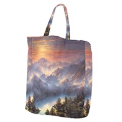 Dusty Sunset Giant Grocery Tote by GardenOfOphir