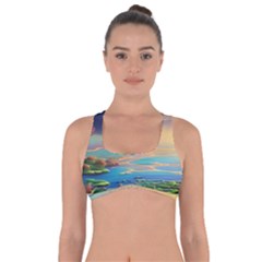 Exquisite Sunset Got No Strings Sports Bra