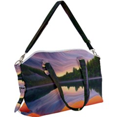 Flaming Sunset Canvas Crossbody Bag by GardenOfOphir