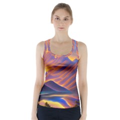 Great Sunset Racer Back Sports Top