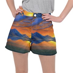 Glorious Sunset Ripstop Shorts by GardenOfOphir