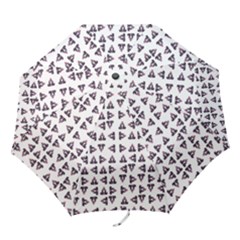 Happy Hound Funny Cute Gog Pattern Folding Umbrellas by dflcprintsclothing