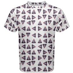 Happy Hound Funny Cute Gog Pattern Men s Cotton Tee by dflcprintsclothing