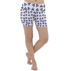 Happy Hound Funny Cute Gog Pattern Lightweight Velour Yoga Shorts by dflcprintsclothing