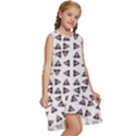 Happy Hound Funny Cute Gog Pattern Kids  Frill Swing Dress View3