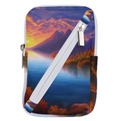 Immaculate Sunset Belt Pouch Bag (small) by GardenOfOphir