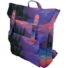 Magnificent Sunset Buckle Up Backpack by GardenOfOphir