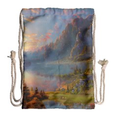 Marvelous Sunset Drawstring Bag (large) by GardenOfOphir